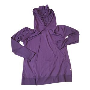 Bally Total Fitness Women's Hoodie Activewear Pullover Soft Lounge Hoodie Sz XL